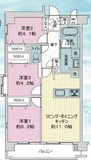 エクセルシオール文京大塚 4階 間取り図