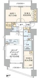 グランスイート高輪 8階 間取り図