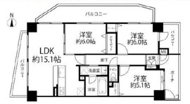 ダイアパレス東陽町 4階 間取り図