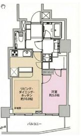 池袋パークタワー 9階 間取り図