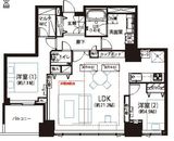 シティタワーズ豊洲ザ・シンボル 41階 間取り図