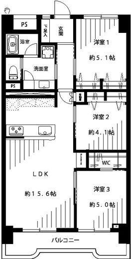 シティコープ豊洲 2階 間取り図