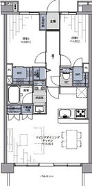 ライオンズプラザ錦糸町 7階 間取り図