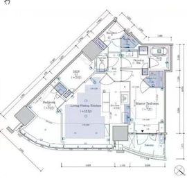 THE TOYOMI TOWER MARINE&SKY EAST 33階 間取り図