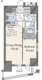 シティインデックス西五反田 2階 間取り図