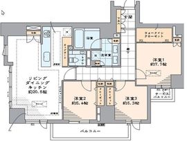 フォルム内藤町 66階 間取り図