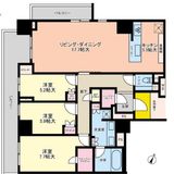 ブランズ本郷 14階 間取り図