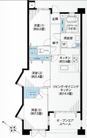 グランシティ西荻窪 2階 間取り図
