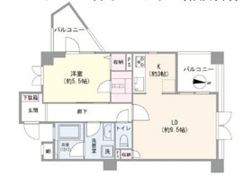 グランシティ西荻窪 2階 間取り図