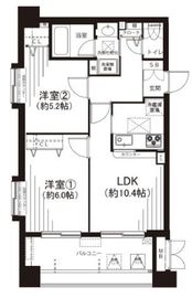 メイツ品川シティ・コア 9階 間取り図