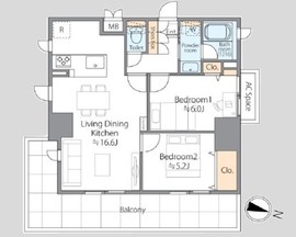 ルイシャトレ新大塚 3階 間取り図