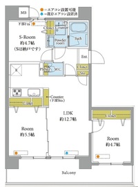 マイキャッスル大塚アーバンステージ 4階 間取り図