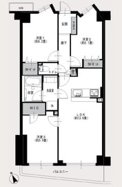 モア・クレスト上池袋 2階 間取り図