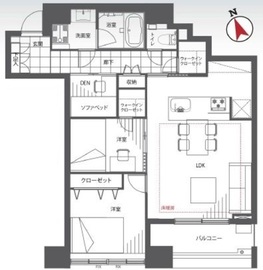 ザ・タワーズ台場 ウエスト 11階 間取り図