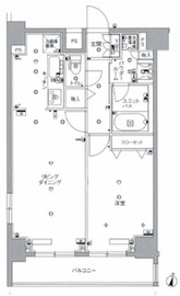 スカイコートパレス明大前 7階 間取り図