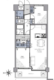 菊川ガーデンハウス 2階 間取り図