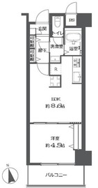 荻窪サニーガーデン 2階 間取り図