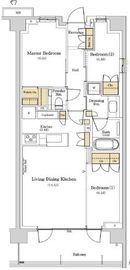 パークシティ高田馬場 7階 間取り図