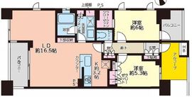 オーベル明石町レジデンス 12階 間取り図