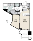 パークタワー勝どきミッド/サウス 24階 間取り図
