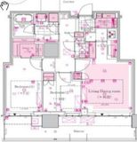 HARUMI FLAG SUN VILLAGE (晴海フラッグ サンヴィレッジ) 39階 間取り図