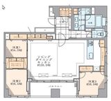 パークハウス平河町 13階 間取り図