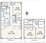 広尾マンション 6階 間取り図