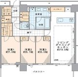 パークタワー品川ベイワード 15階 間取り図