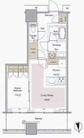 WORLD TOWER RESIDENCE 25階 間取り図
