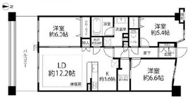 ベリスタ溝の口 4階 間取り図