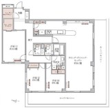 赤坂グランドハウス 5階 間取り図