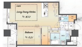 ザ・タワーズ台場 イースト 11階 間取り図