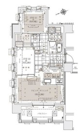 アトラス麻布十番 11階 間取り図