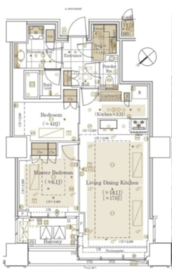 三田ガーデンヒルズ WEST HILL 4階 間取り図