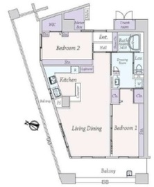 ザ・レジデンス白金スイート 10階 間取り図