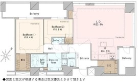 SAION SAKURAZAKA(サイオン桜坂) 19階 間取り図