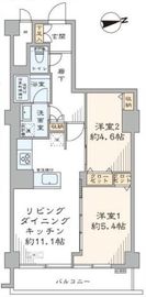 ブランズ東麻布 1階 間取り図