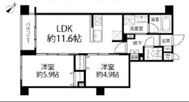 マイキャッスル小石川 2階 間取り図