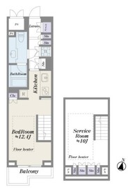 エクティ神山町 地下1階 間取り図
