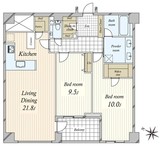 ルフォン南平台 2階 間取り図