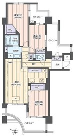 幡ヶ谷ハイムグランシス 9階 間取り図