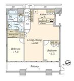 芝浦アイランド ケープタワー 24階 間取り図