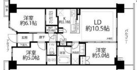 シティテラス横濱綱島シーズンズ 7階 間取り図