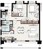 クリオ新子安七番館 6階 間取り図