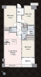 グレーシア横濱片倉 5階 間取り図