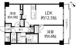 ベルハウス横浜反町 12階 間取り図