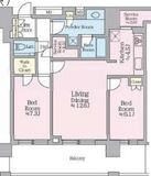 クロスエアタワー 26階 間取り図