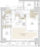 ザ・パークワンズ日本橋人形町 12階 間取り図
