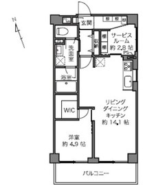 ドルミ恵比寿 1階 間取り図