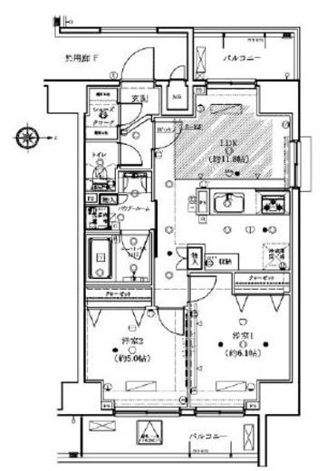 ステージグランデ元浅草 12階 間取り図